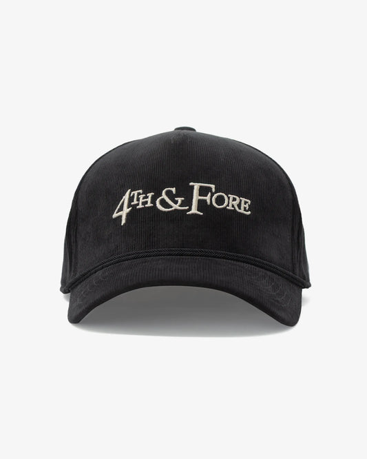 Corduroy Hat - Black